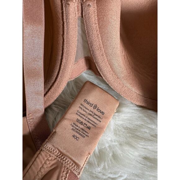 ThirdLove Bra Size 40C Underwire Rust Brown Cooper - Picture 6 of 7
